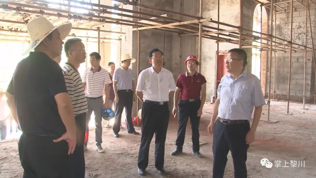 县委书记聂仕雄调研部分工业和城建重点工程项目建设推进情况