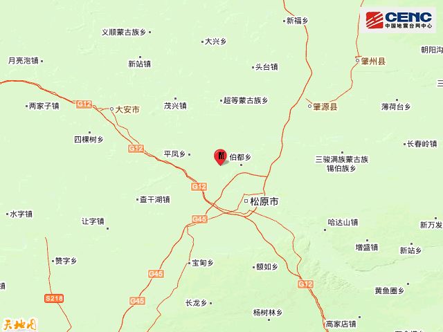 扶余发生吉林松原宁江区发生33级地震一名男子疑似野浴溺水遗体已经被