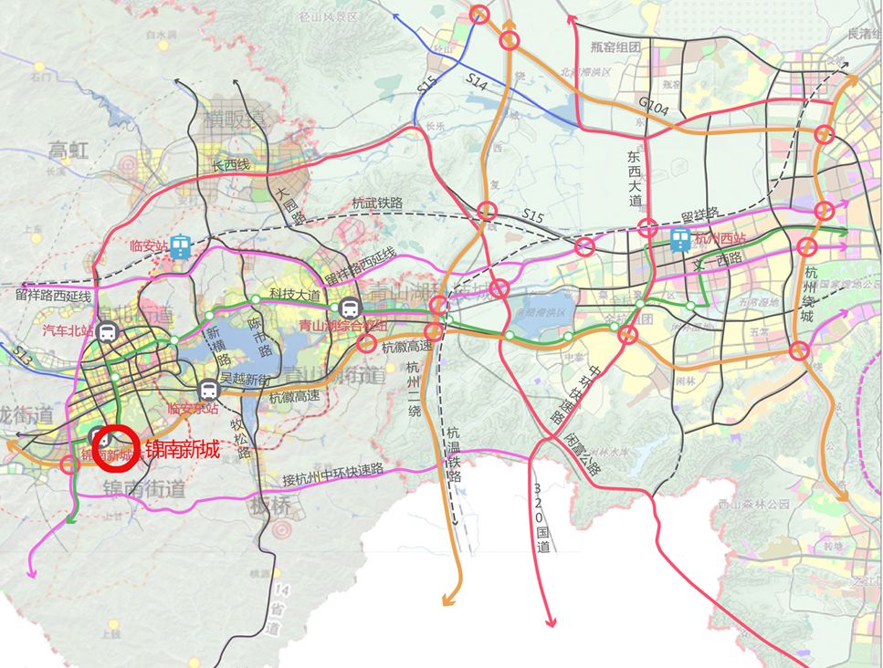 临安主城区规划图图片