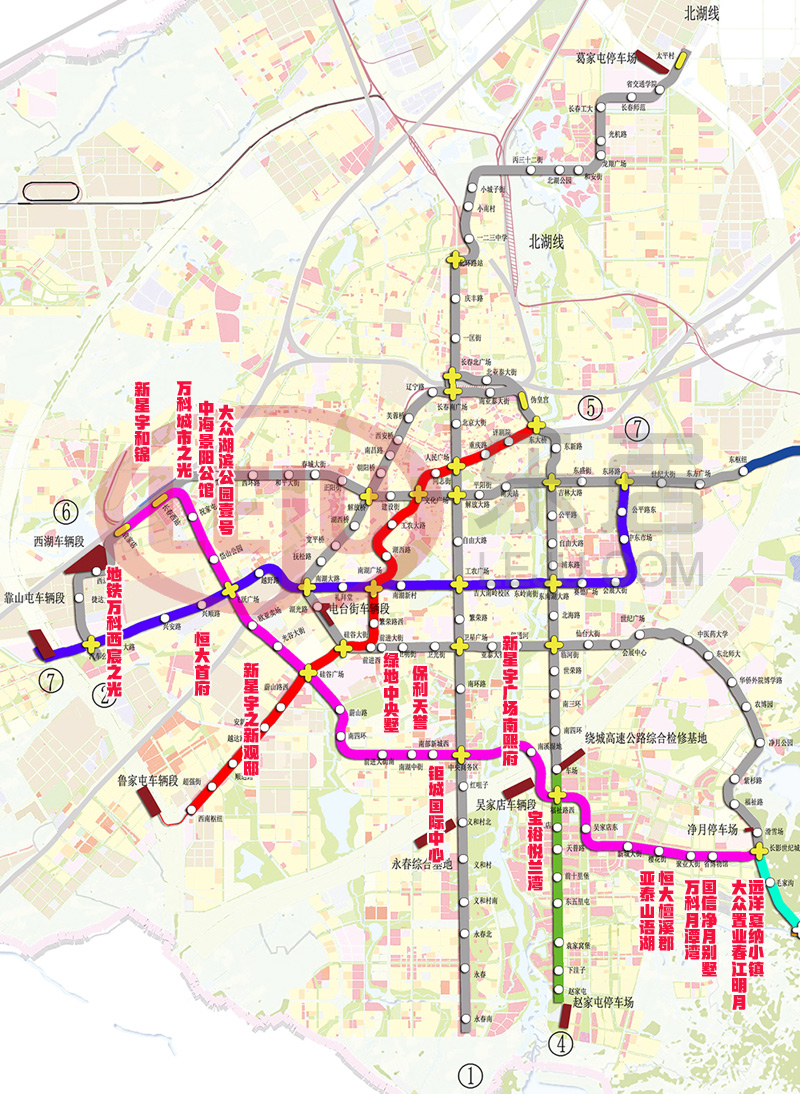 长春地铁6号线启动施工招标计划9月30日开工附沿线楼盘