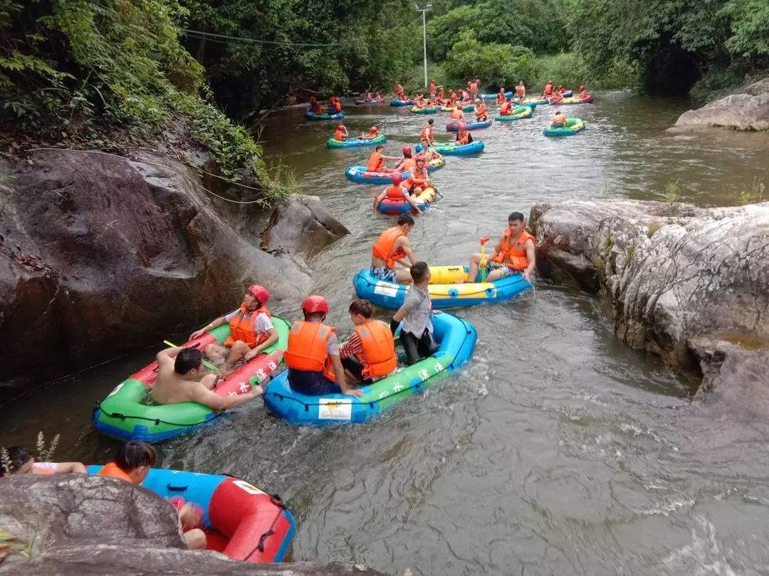漂流季来袭你准备好湿身了吗博罗响水河漂流水上乐园108元套限时秒杀