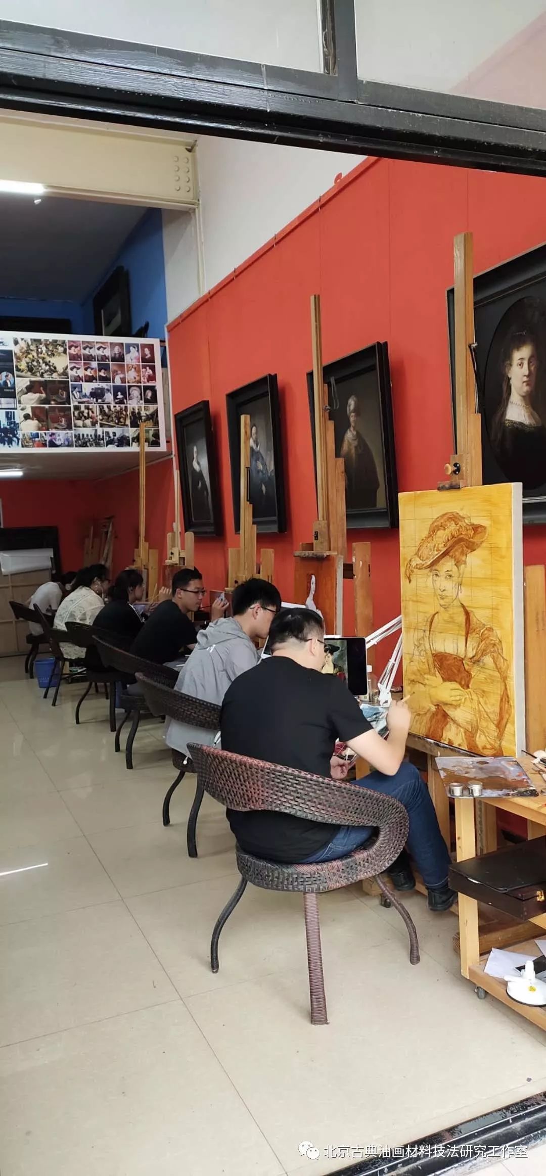 假期带你走进北京古典油画工作室_技法