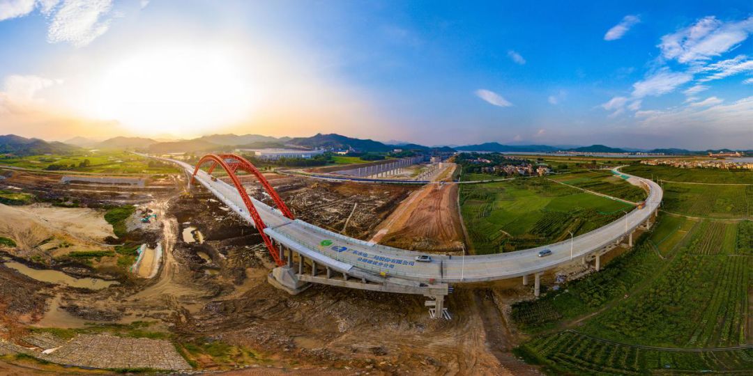 纒377改线工程通过交工验收 为省内在建最大中承式钢管混凝土系杆拱桥