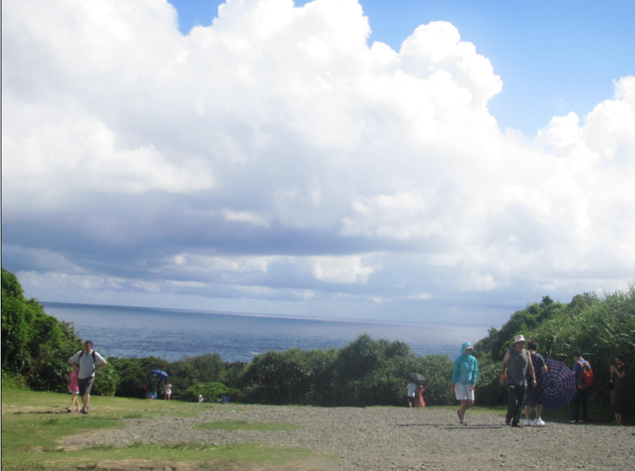 宝岛台湾最南端屏东县恒春镇鹅銮鼻眺望巴士海峡