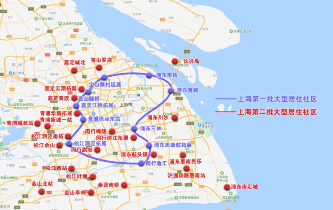 看看你家住在哪?上海最全大型居住社区地图