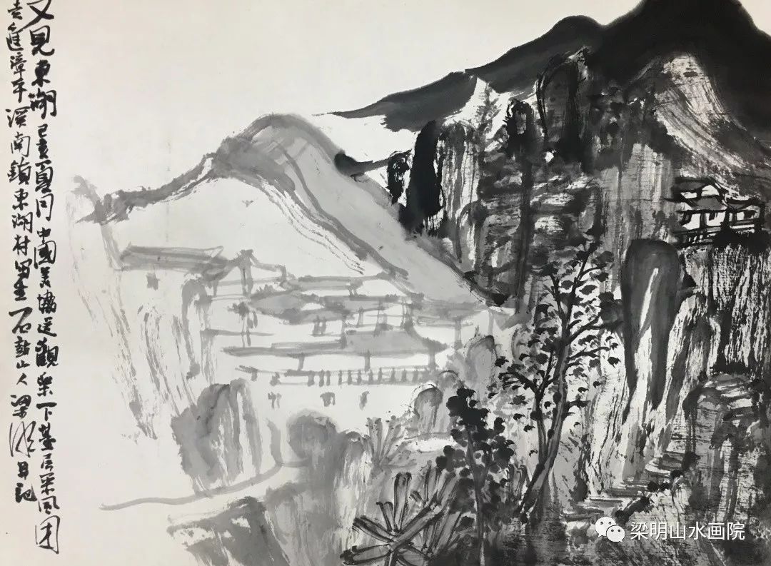 5a资讯梁明山水画院泼墨泼彩山水画高级研修班2019年招生简章