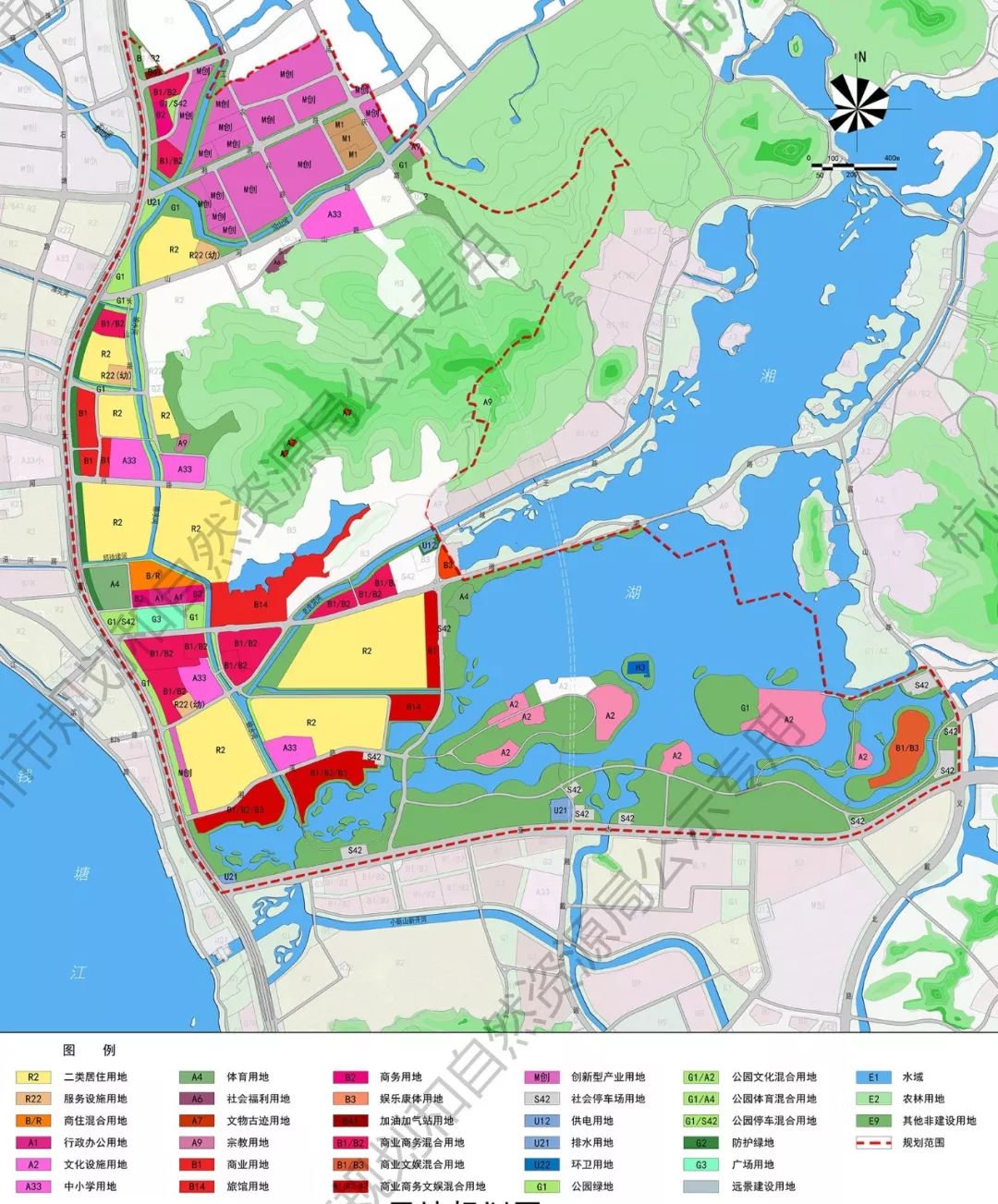 南三路将连接湘湖路多所学校规划建设上湘湖及中湘湖单元最新规划来了