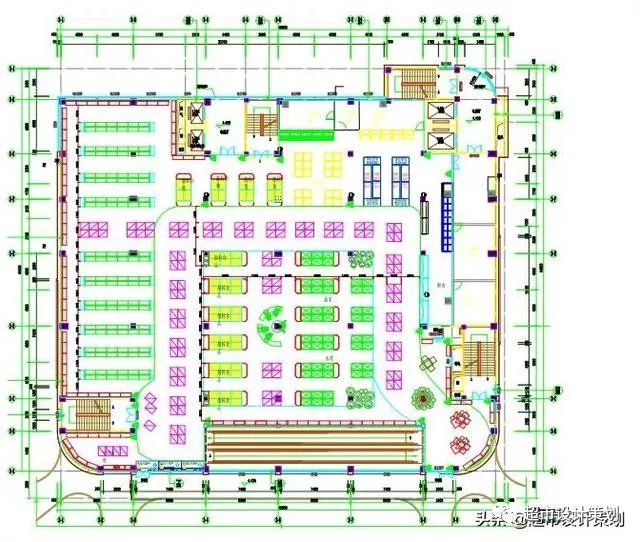 二樓散稱食品和非食品一樓是生鮮和包裝食品二樓生鮮和食品一樓曲線