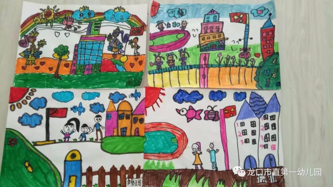 想象中学校的样子……学校之初印象阳阳:小学里面和幼儿园一样,都有