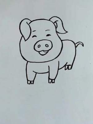 简单画小猪