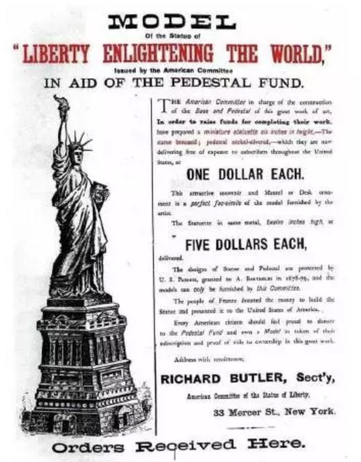 自由女神竟然是法国的