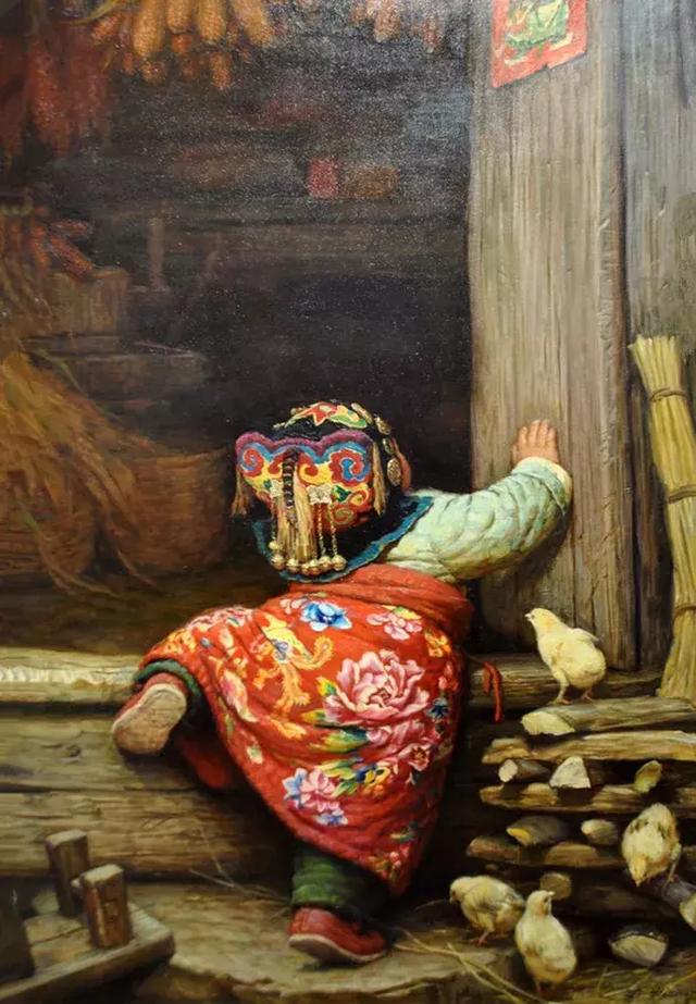 书画名家李自建油画里刻骨的乡愁