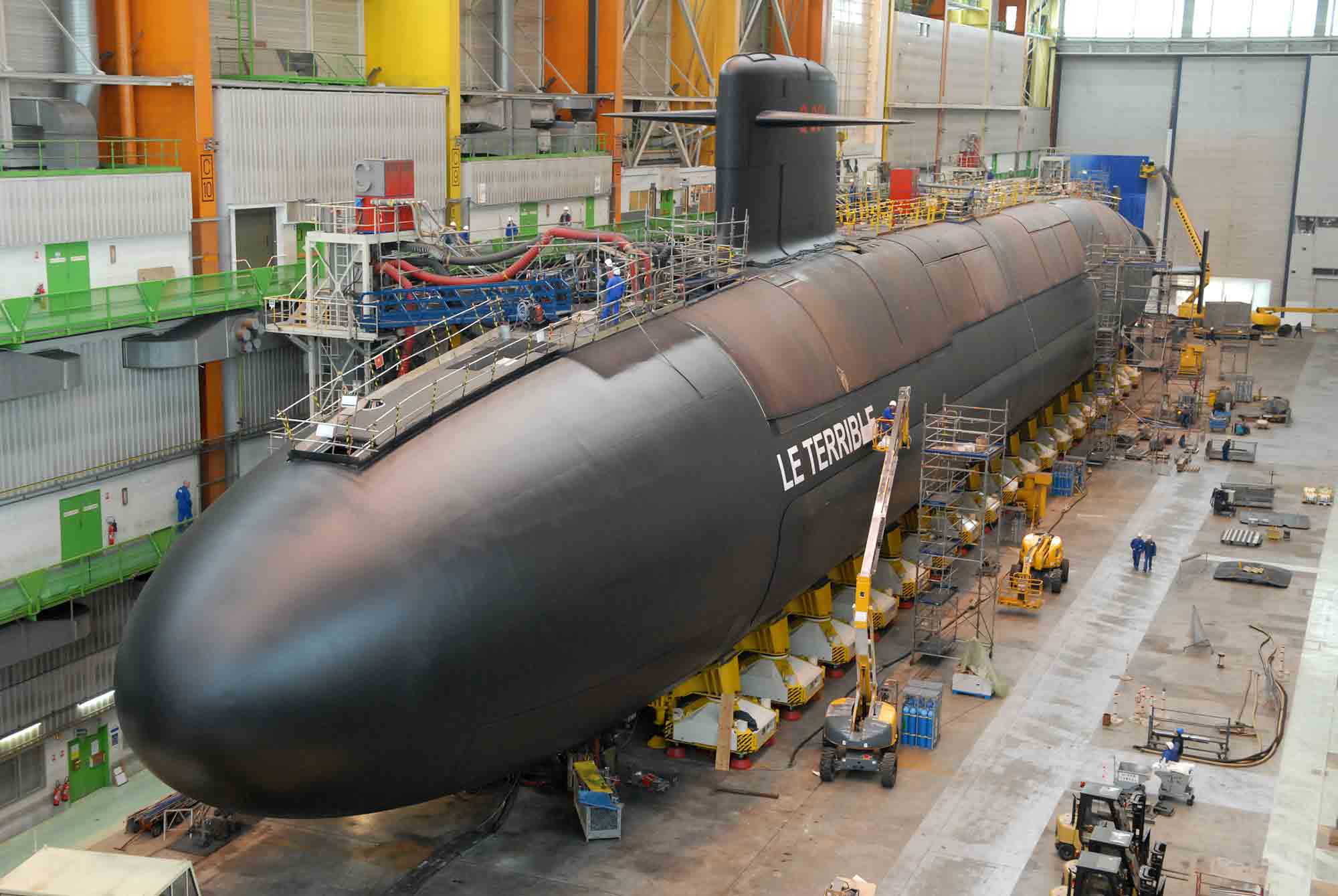梭鱼级在很多方面得益于凯旋级战略核潜艇,图为该级最后一艘泵