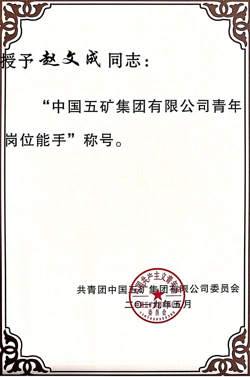 中国二十二冶集团部分集体和个人受到上级团组织表彰