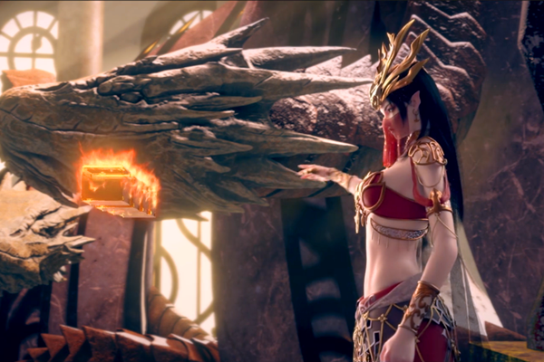 斗破苍穹第三季开播:萧炎差点喝洗澡水,被云韵救下,假扮蛇女!_美杜莎