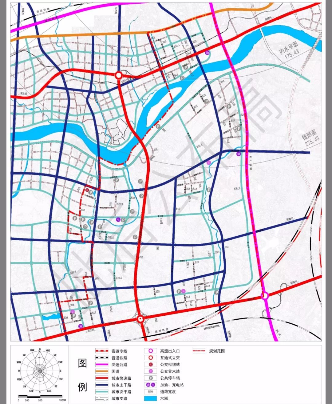 赣州城西大道规划图图片