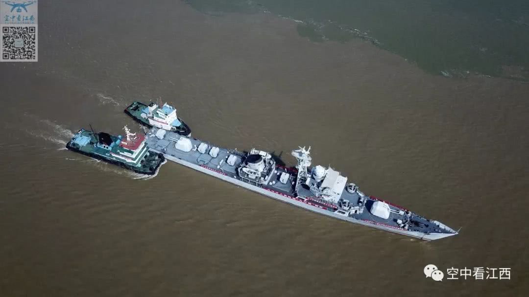 我军唯一"火力支援舰"九江舰退役回到九江