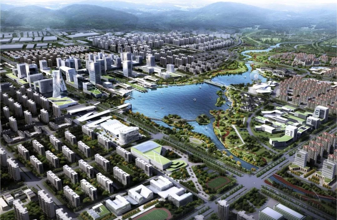 江宁空港新城最新进展如意湖综合文化中心体育公园