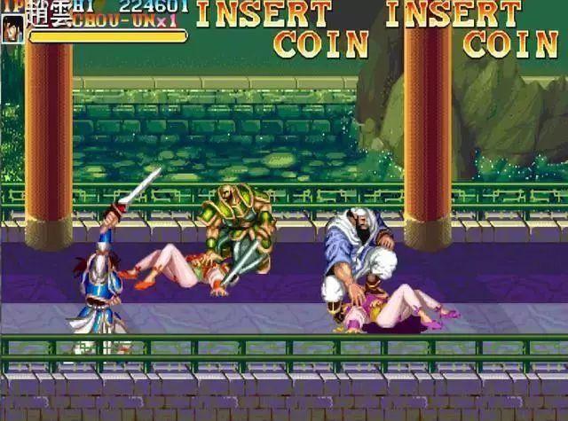 街机游戏三国志三美身上的故事