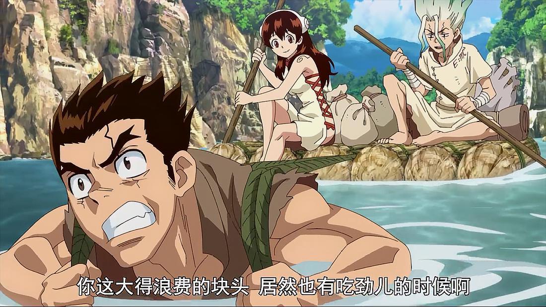 石纪元萌妹杠满血复活打败狮子王司的方法是制作科学武器