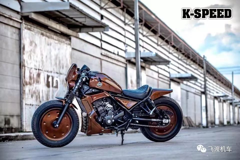 老规矩,先看四面图,改装后的rebel看起来更加硬朗,线条感更丰富.