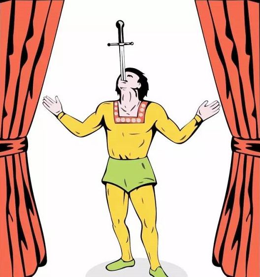 于清浦江闹市繁杂之角,人头攒动之时,便其表演吞剑术之所.