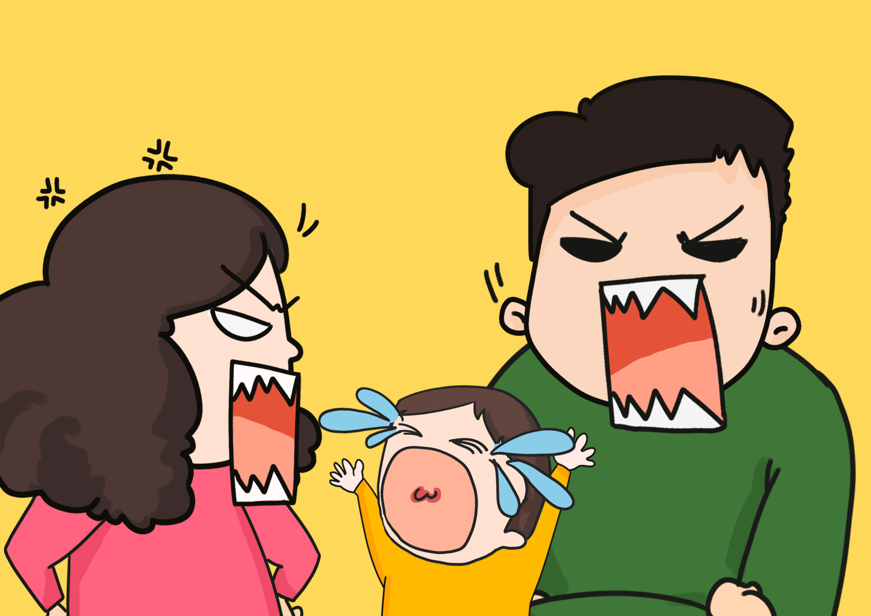 原创那些常见父母吵架的孩子怎么样了聪明的家长都擅长憋气