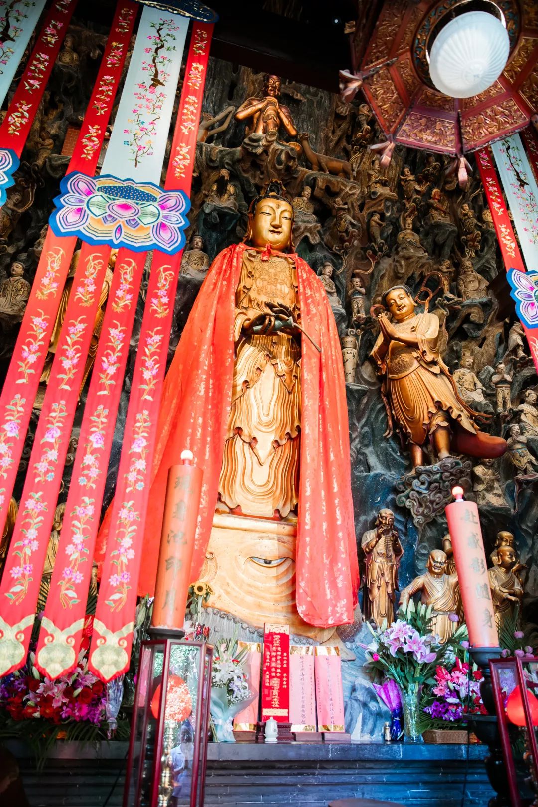 观音大士有求必应上海玉佛禅寺隆举观世音菩萨成道纪念法会