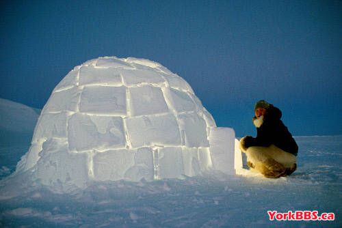 加拿大北极村民宅冰屋的保温原理竟难倒科学界