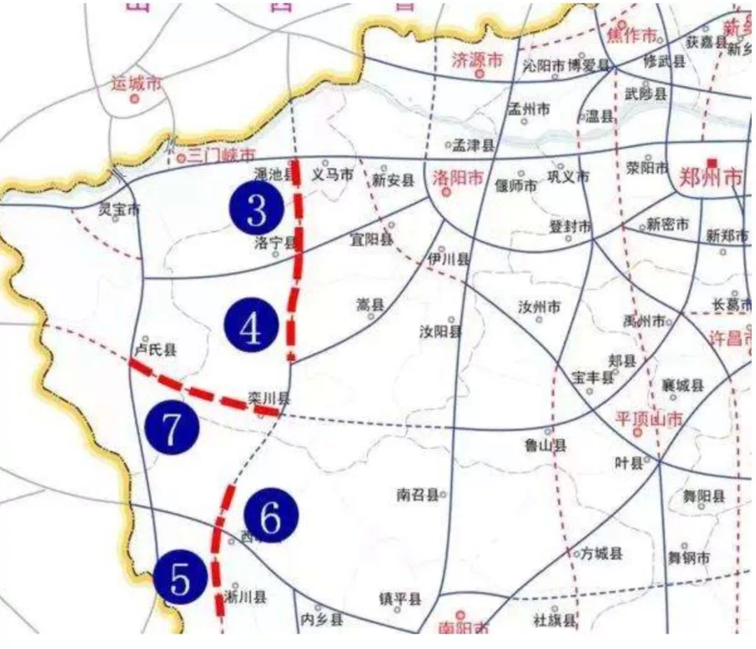 叶县到鲁山高速地图图片