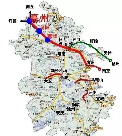 谯城-涡阳-利辛-蒙城将修铁路连通?