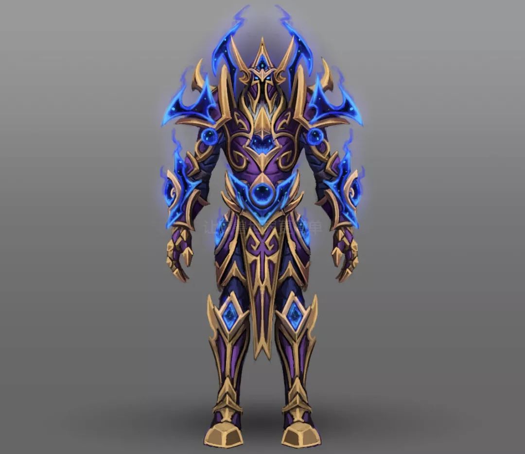 大神手绘魔兽世界虚空精灵各职业套装术士套装有动画效果