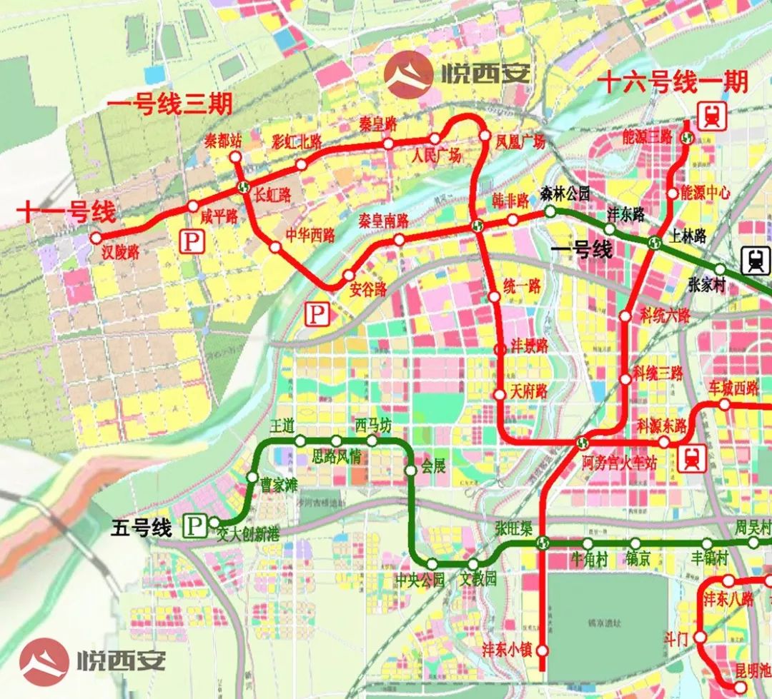 沣西吾悦广场地铁规划图片