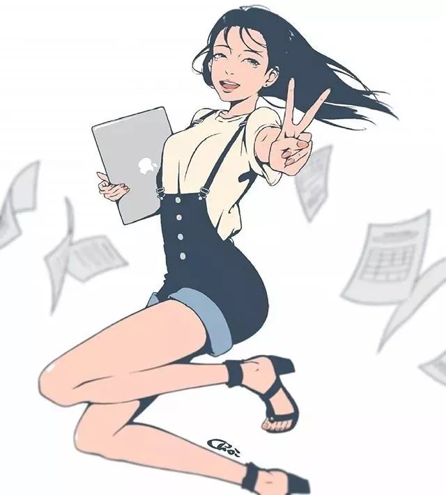 向往自由的女孩儿们他笔下的插画有没有你想要的样子