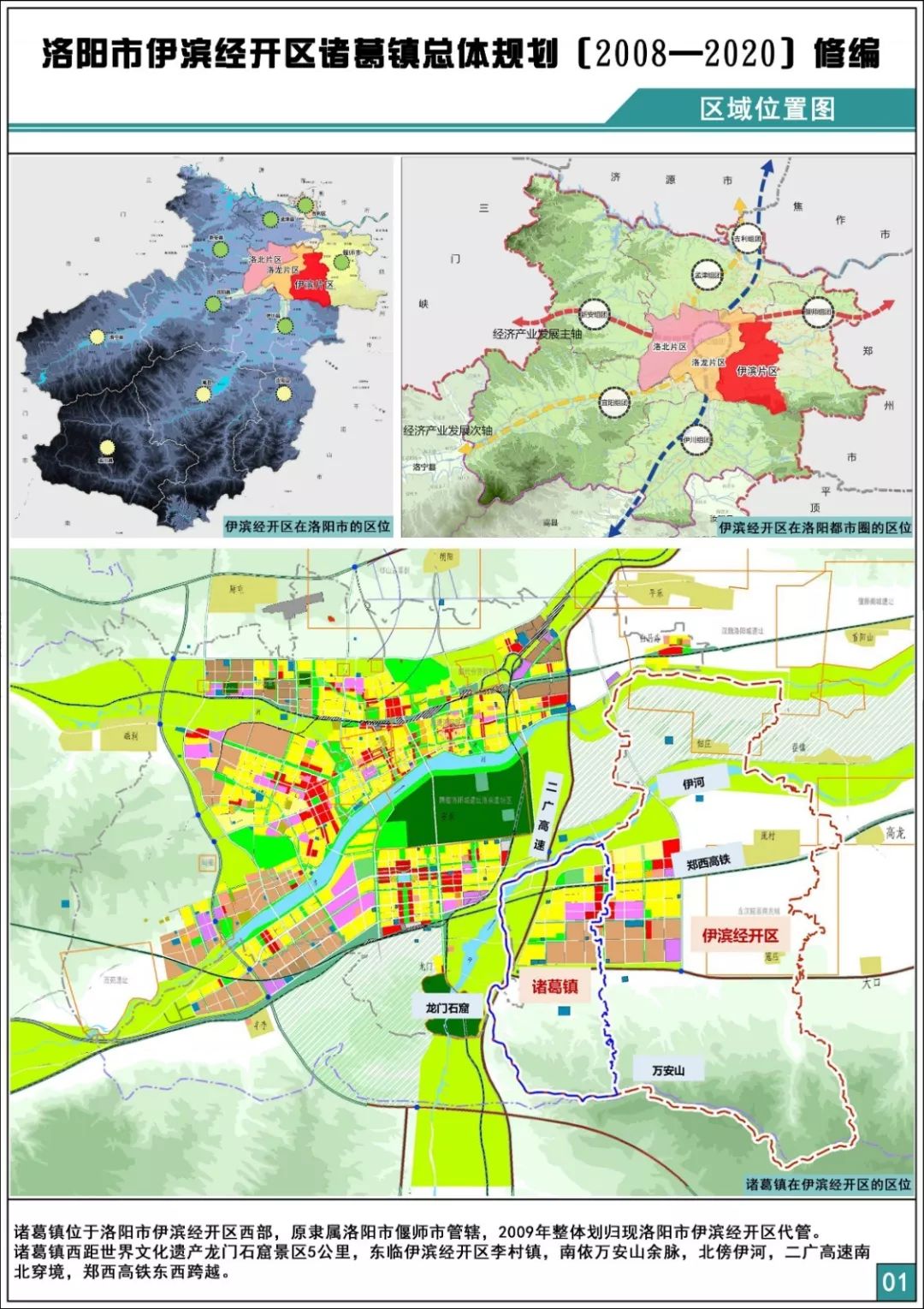 洛阳市伊滨经开区诸葛镇总体规划(2008—2020)修编公示
