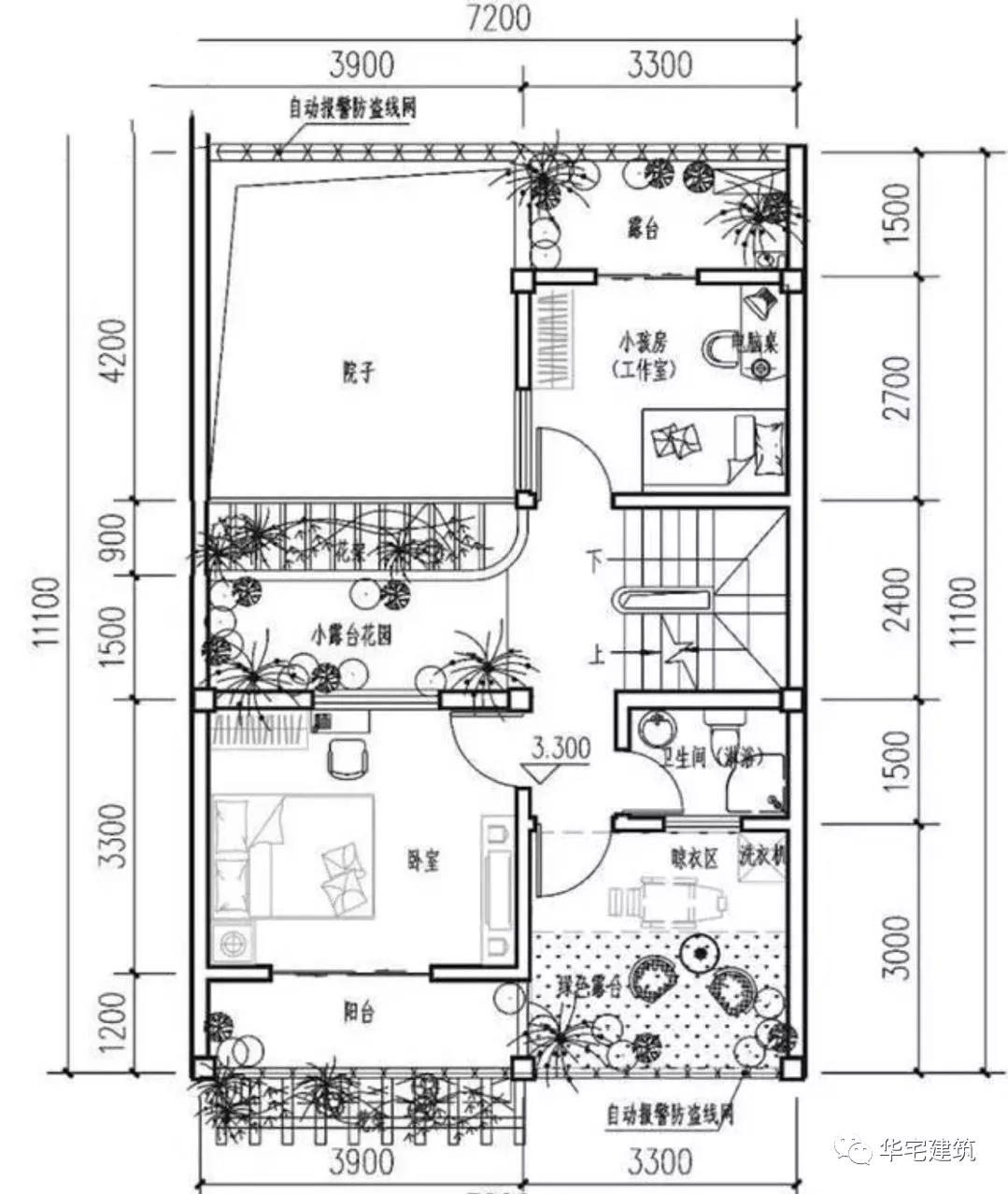 10*7米自建房子平面图图片