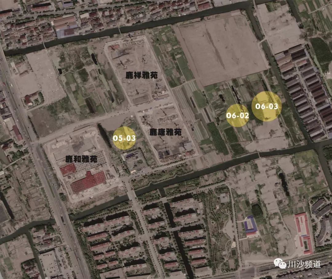川沙建三所新学校正紧张施工中