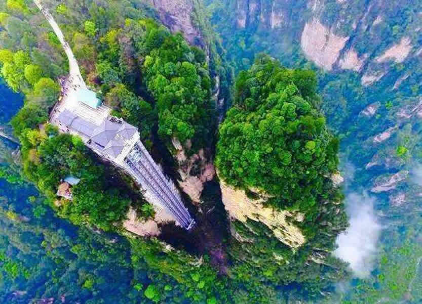 通往仙境的阶梯—百龙天梯