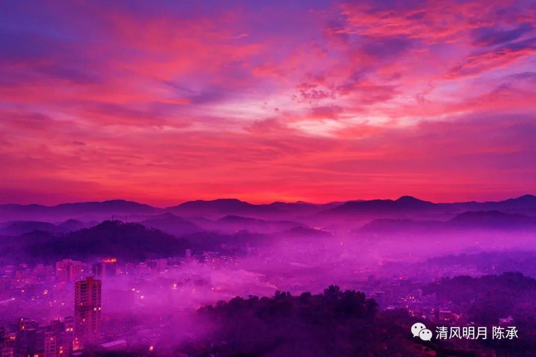 图大师镜头下的东镇尚文夕阳如血你去睇过吗