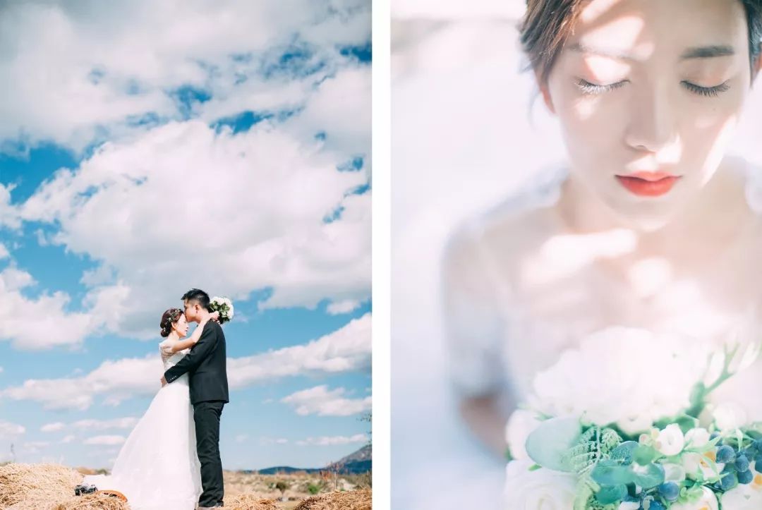 拍婚纱照的博主_拍婚纱照美甲(2)