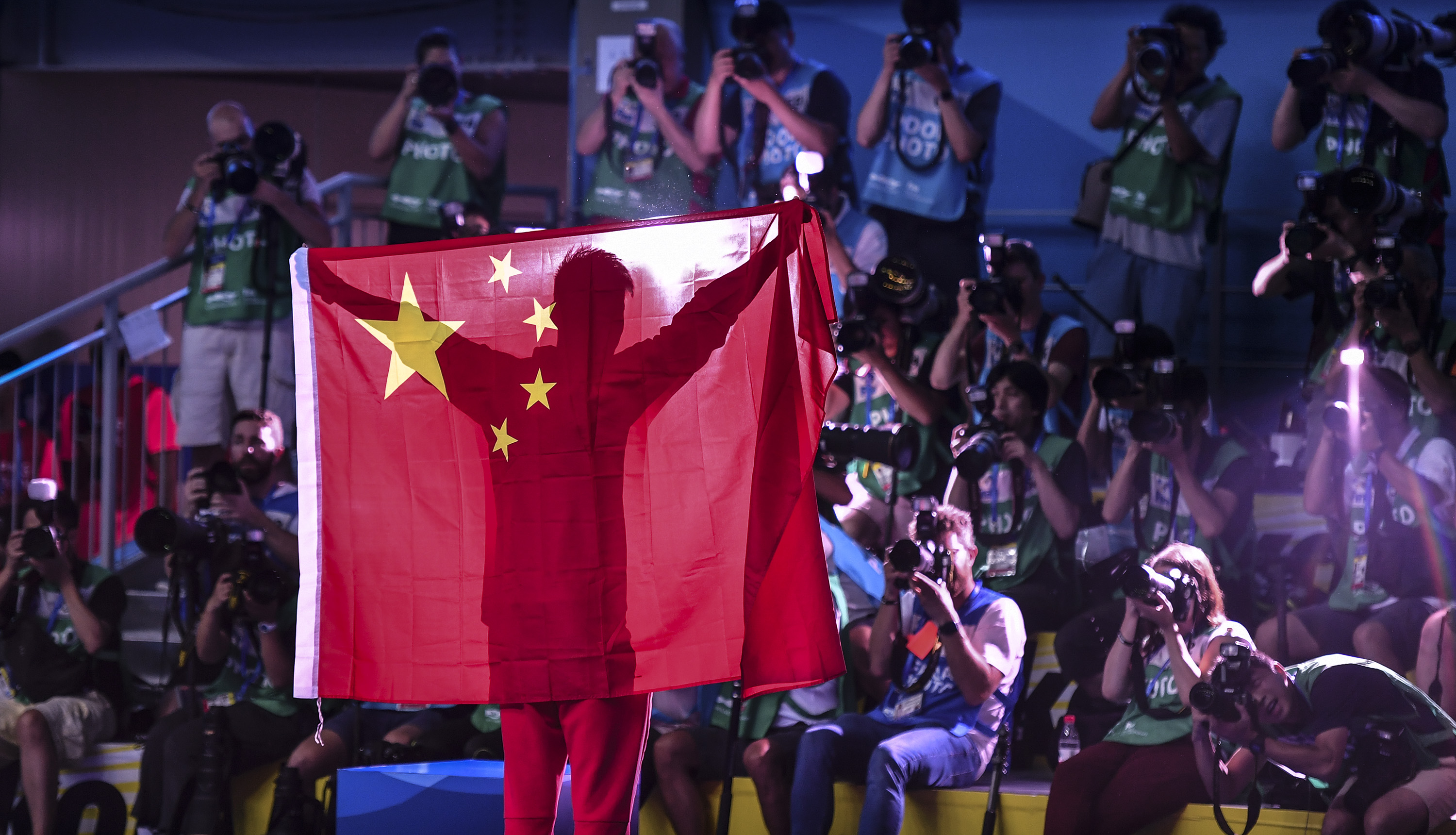 男子400米自由泳决赛孙杨夺冠