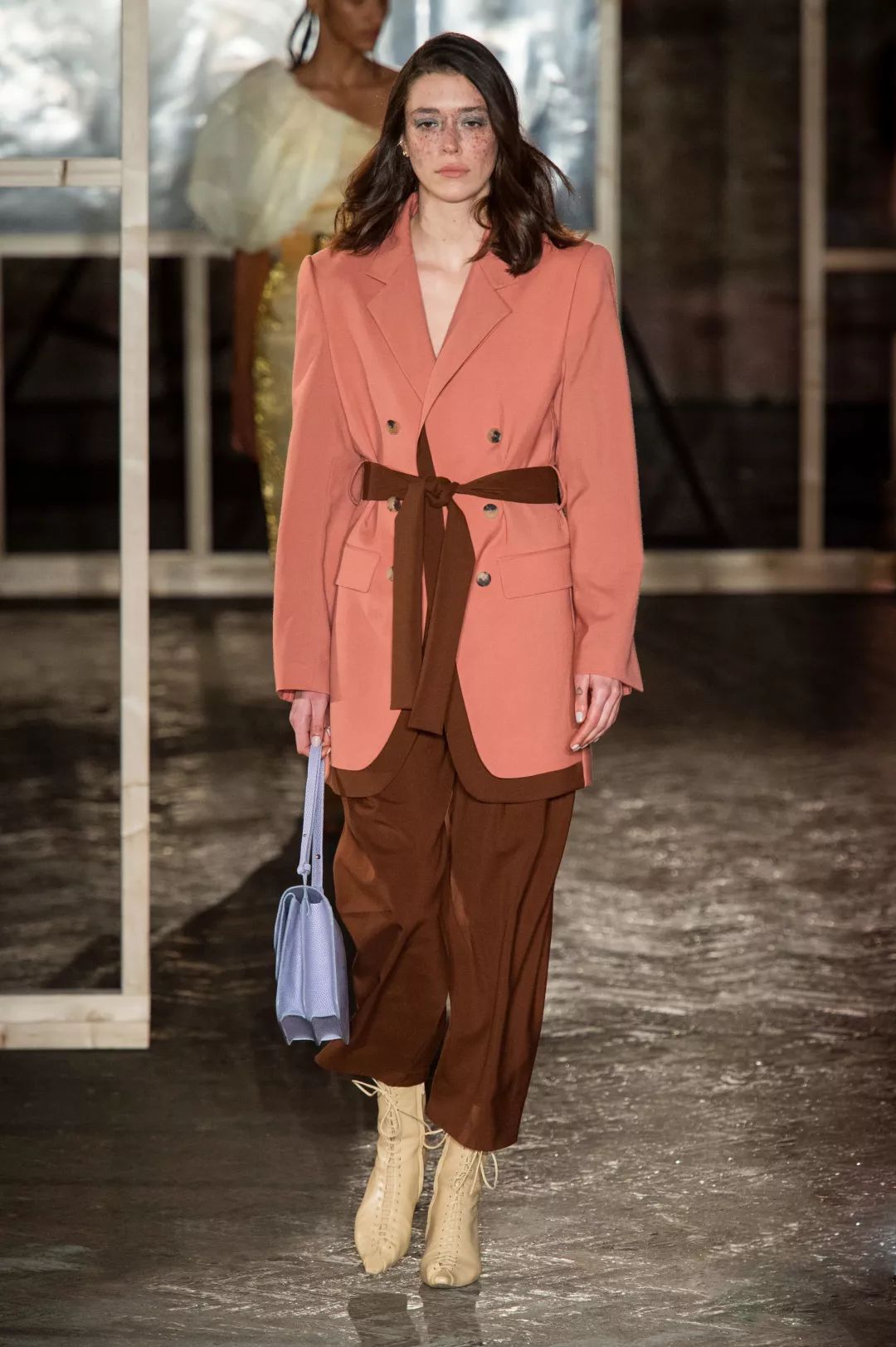 mouret 2019/20fw蜜瓜橙色➕静谧绿蜜瓜橙色➕牛油果绿versace