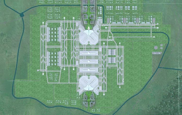 大兴机场原始设计图图片