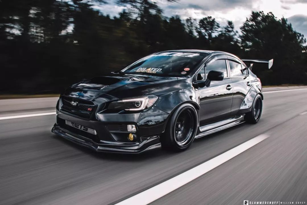 从0到1全靠自己动手车友把自己梦寐以求的awd四门斯巴鲁sti改装为超帅