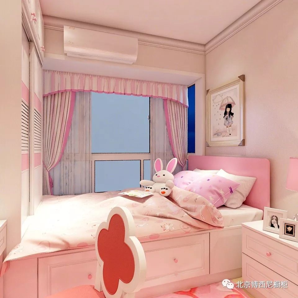 儿童房只要搭配得当,真的是非常好看啊