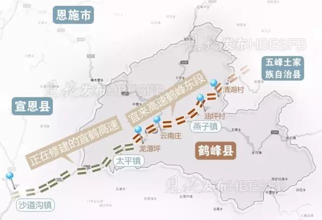 更近了鹤峰人宜来高速公路鹤峰东段又有好消息