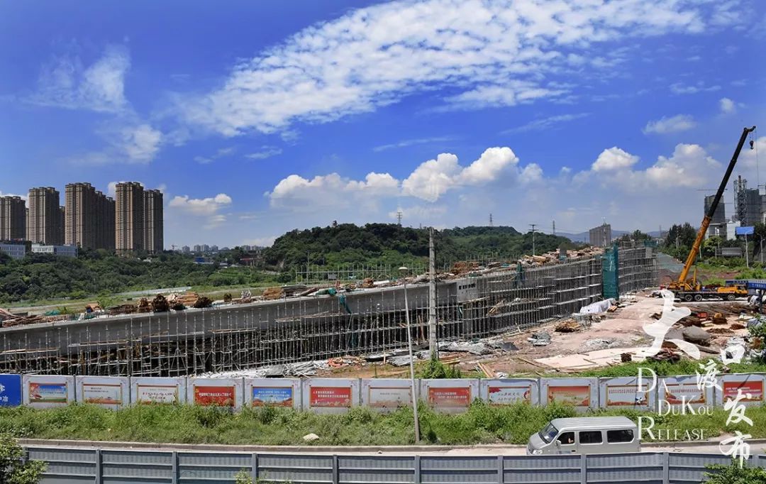 扩宽东西向出区通道大渡口金家湾立交改造工程顺利推进