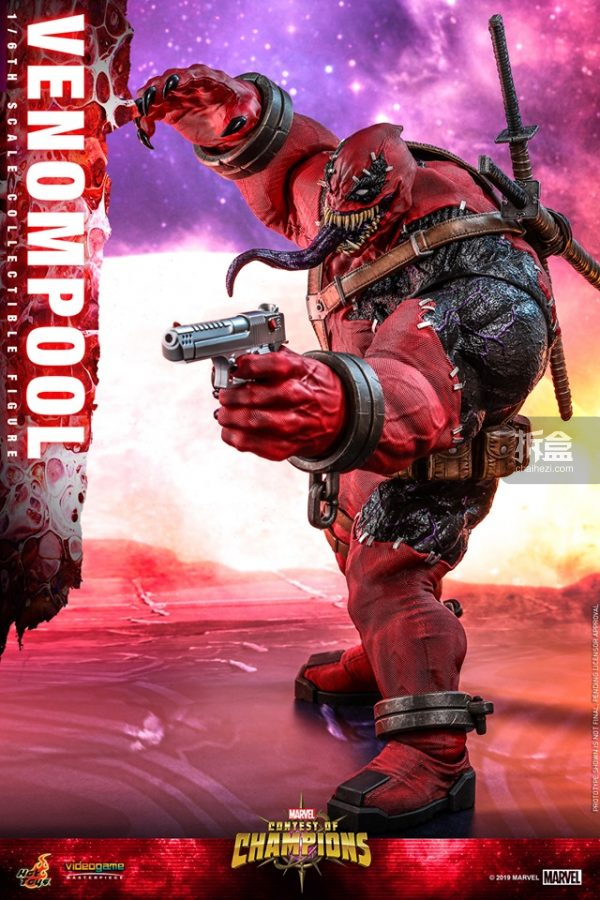 hottoysmarvel超級爭霸戰venompool毒液死侍16可動人偶