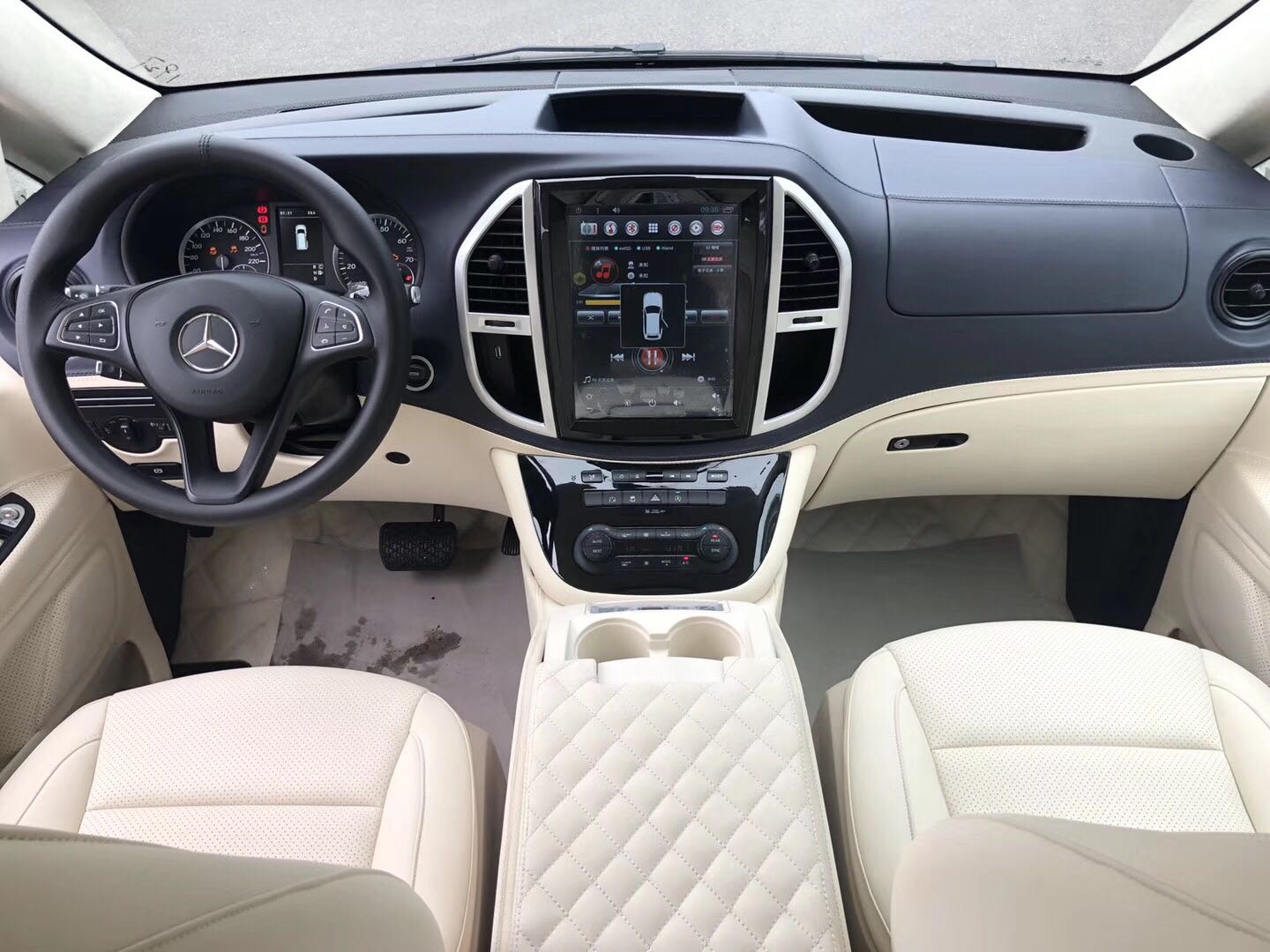奔驰威霆高顶商务之星*,米色内饰创意改装_搜狐汽车_搜狐网