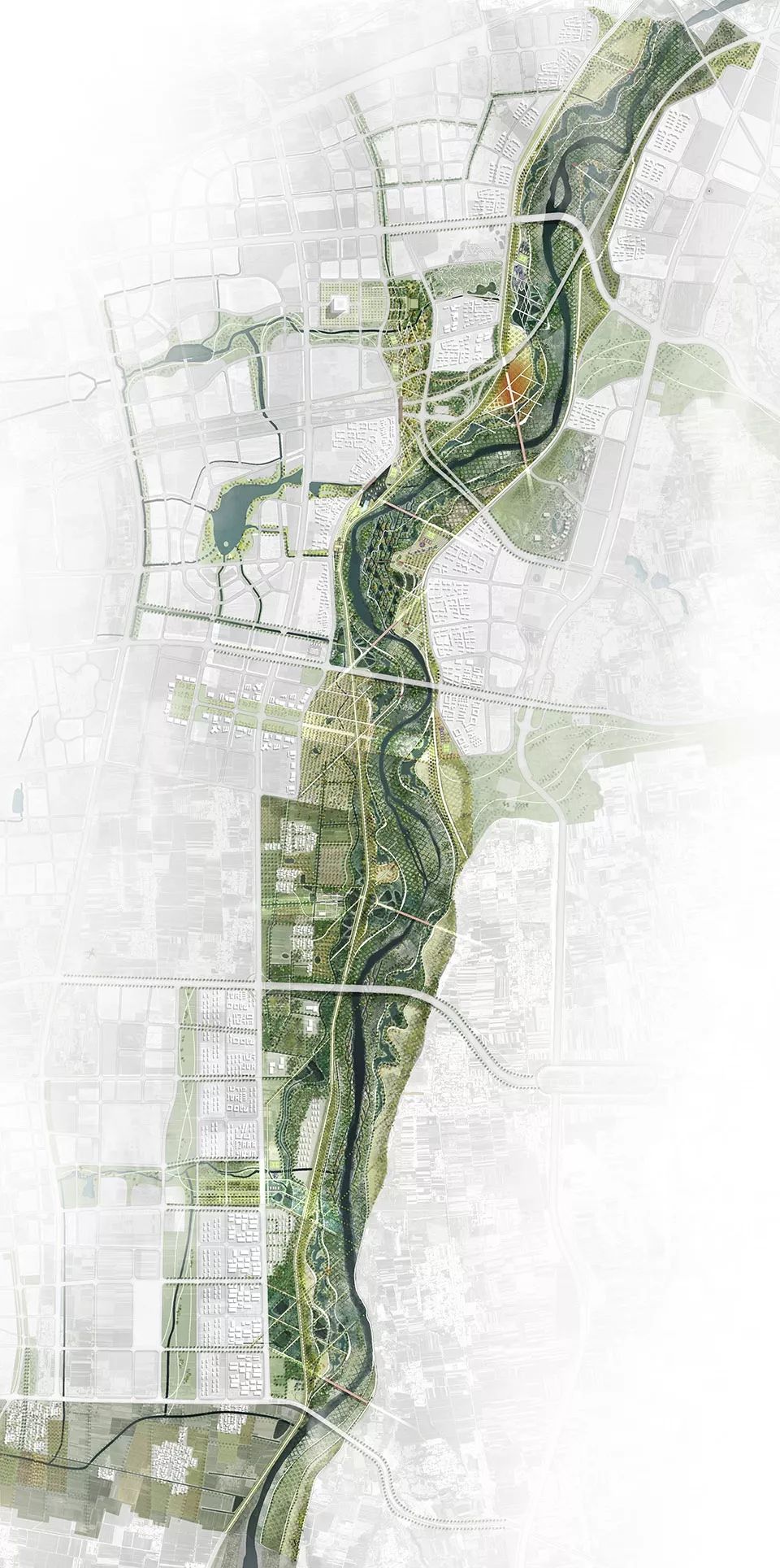 粼岛–泾河景观竞赛方案西安gvlgossamer